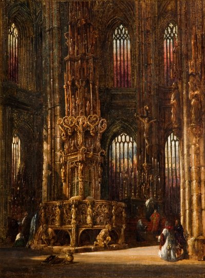 Interior of the Church of St. Lawrence, Nuremberg by Henry Thomas Schafer